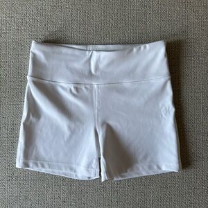 White Active Shorts
